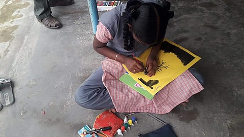 வேதாரண்யம்: அரசுப் பள்ளி மாணவர்கள் பங்கேற்ற கலைத் திருவிழா