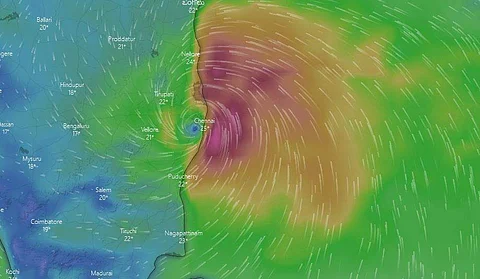 கரையை கடந்தது மாண்டஸ் புயல்!