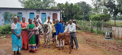 முத்துக்காப்பட்டியில் சிறப்பு கோ பூஜை