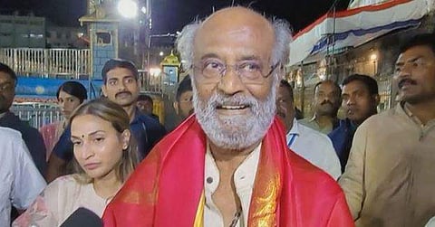 திருப்பதி ஏழுமலையான் கோயிலில் ரஜினி!