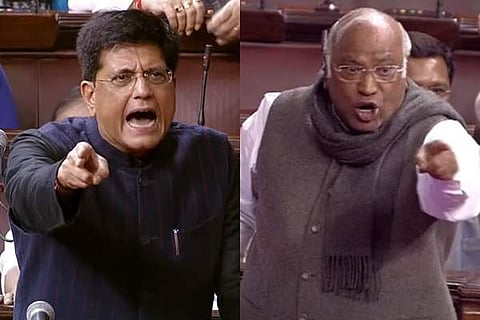 ‘எதிர்க்கட்சித் தலைவர் மன்னிப்புக் கேட்க வேண்டும்’: மாநிலங்களவையில் பாஜக அமளி