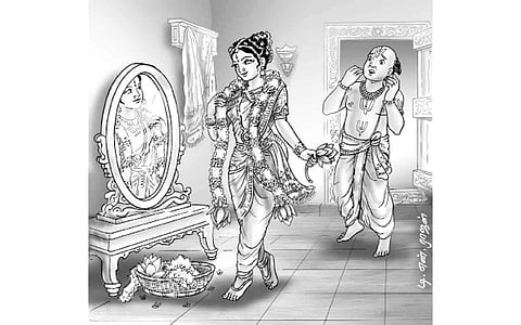 பாடிக்கொடுத்தாள் பாமாலை, சூடிக் கொடுத்தாள் பூமாலை!