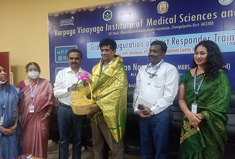 முதலுதவி பயிற்சி மையம் தொடக்கி வைப்பு