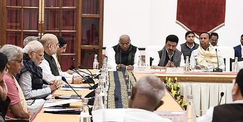 ஜி -20: பிரதமர் தலைமையிலான அனைத்துக் கட்சி கூட்டத்தில் முதல்வர் மு.க.ஸ்டாலின்