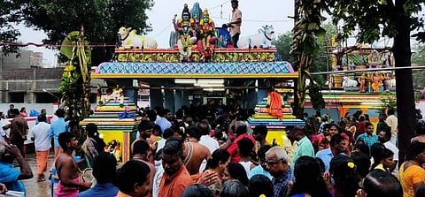 நொச்சியம் பாலாம்பிகா சமேத சுந்தரேஸ்வரர் கோயிலில் மஹா கும்பாபிஷேக விழா.