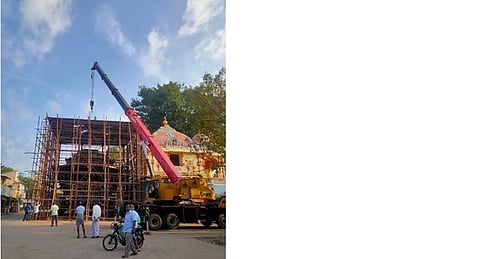 ஆழித்தோ்: கண்ணாடியிழைக் கூண்டு முழுமையாக அகற்றம்