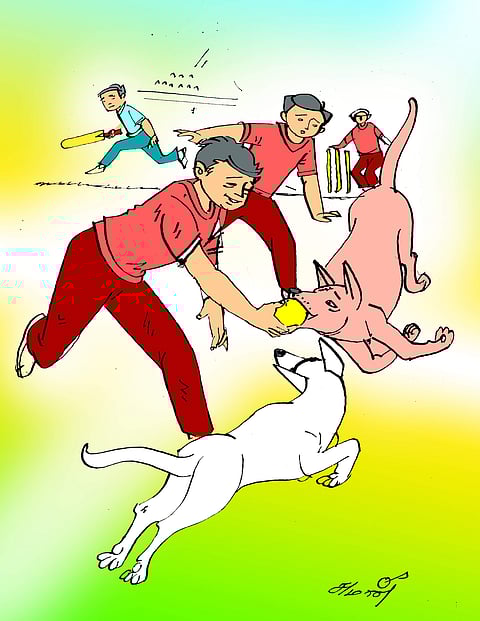 கோபுவும்  அவனது கிரிக்கெட் குழுவும்!