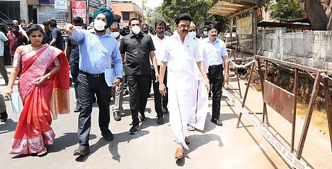 மழைநீர் வடிகால் பணிகளை ஆய்வு செய்யும் முதல்வர் ஸ்டாலின்