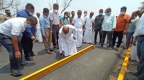 அமைச்சர் எ.வ.வேலு.