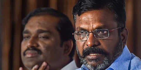 மக்களவை உறுப்பினரும், விடுதலைச் சிறுத்தைகள் கட்சியின் தலைவருமான தொல். திருமாவளவன்.