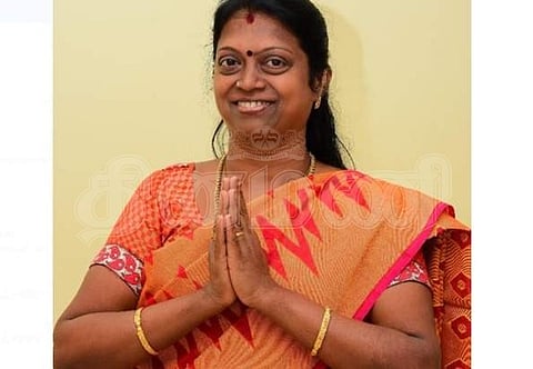 புதுக்கோட்டை நகர்மன்றத் தலைவராக தேர்வு செய்யப்பட்ட திலகவதி செந்தில்