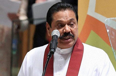 இலங்கை பிரதமர் மகிந்த ராஜபட்ச