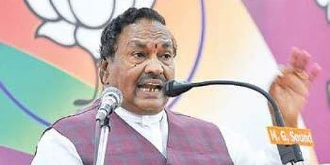 கர்நாடக அமைச்சர் ஈஸ்வரப்பா ராஜிநாமா