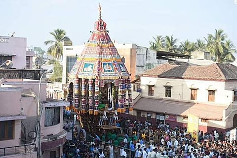 தஞ்சாவூர் பெரிய கோயில் திருத்தேரோட்டம் (கோப்புப் படம்)