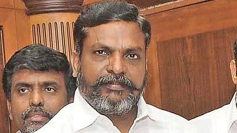 வி.சி.க. தலைவர் தொல். திருமாவளவன்