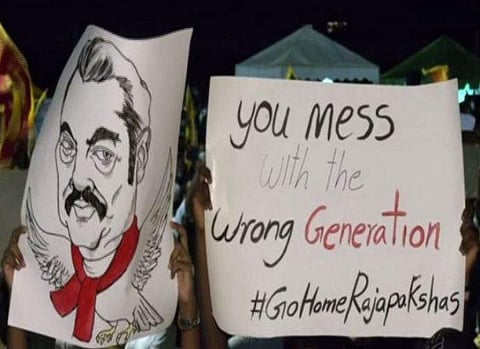 ராஜபட்சவுக்கு நெருக்கடி: போராட்டத்திற்கு ஆதரவாக களமிறங்கிய தேவாலயங்கள்