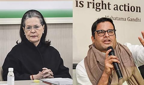 சோனியா காந்தியுடன் பிரசாந்த் கிஷோர் சந்திப்பு