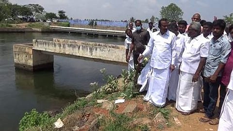 விவசாய நிலங்கள் பாதிக்காத வகையில் கான்கிரீட் தளம் அமைக்கப்படும்: அமைச்சர் சு.முத்துசாமி 