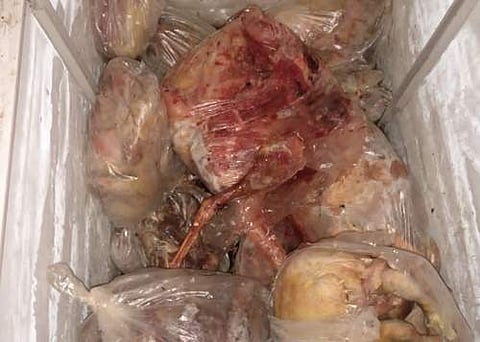 சேலத்தில் அதிரடி சோதனை: 133 கிலோ கெட்டுப்போன கறி பறிமுதல்