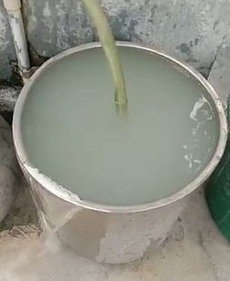 கலங்கிய நிலையில் குடிநீா்: குறிஞ்சிப்பாடி மக்கள் அவதி