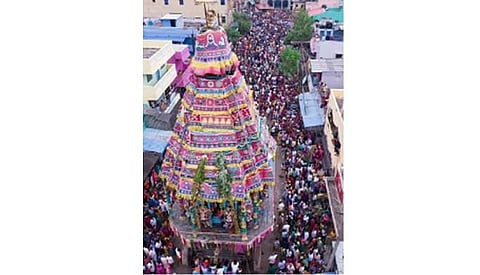 திருக்கழுகுன்றம் வேதகிரீஸ்வரா் கோயில் தேரோட்டம்