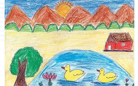 பிஞ்சுக் கை வண்ணம்!