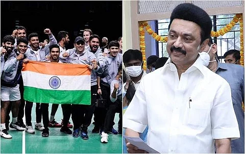 தாமஸ் கோப்பை: முதல்வர் மு.க.ஸ்டாலின் வாழ்த்து