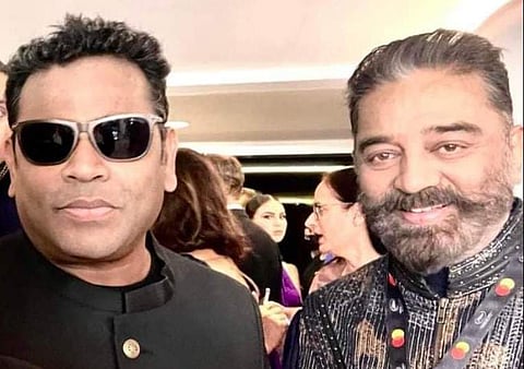 கேன்ஸ் திரைப்பட விழா: கமல்ஹாசன், ஏ.ஆர்.ரஹ்மானுக்கு சிவப்புக் கம்பள வரவேற்பு