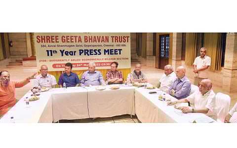 கீதா பவன் அறக்கட்டளை சாா்பில் மாற்றுத் திறனாளிகளுக்கு இலவசத் திருமணம்: 15 இடங்களில் சுயவரம்