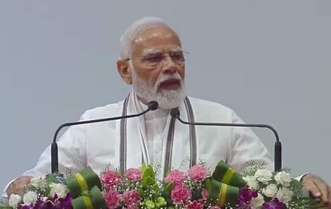 சென்னை நிகழ்ச்சியில் பிரதமர் மோடி