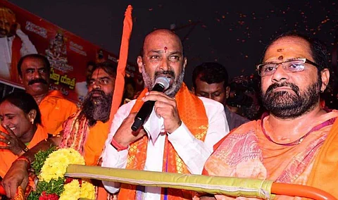 தெலங்கானா பாஜக தலைவர் பண்டி சஞ்சய்