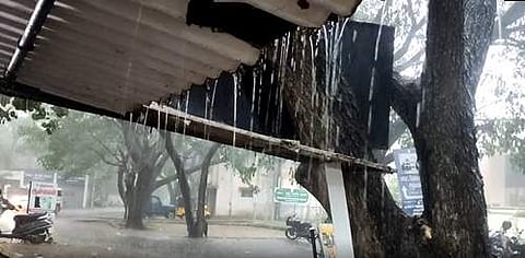 காஞ்சிபுரத்தில் கனமழை: விவசாயிகள் மகிழ்ச்சி