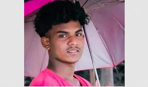 ரயிலில் தவறி விழுந்து பலியான நீதிதேவன்.