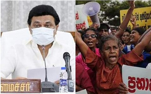 இலங்கை மக்களுக்கு உதவி: திமுக சார்பில் ரூ.1 கோடி நிதி