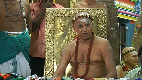 தருமபுரம் ஆதினத்தின் பட்டின பிரவேசம் ரத்து: ஆளுநர் வருகையே காரணம்- மதுரை ஆதீனம்