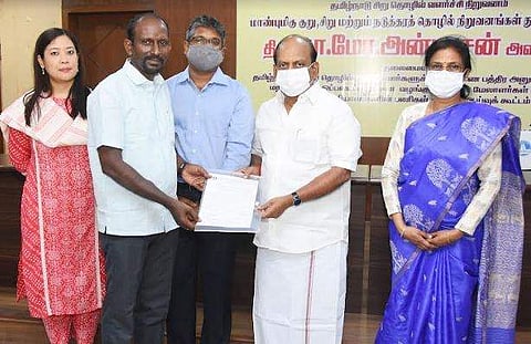 57 தொழிற்பேட்டைகளில் அடிப்படை வசதிகள்: அமைச்சர் தா.மோ.அன்பரசன்