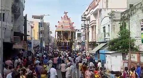 சேலம் கோட்டை அழகிரி நாதர் கோயிலில் வைகாசி விசாகத் தேரோட்டம்