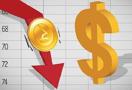 dollar and rupee