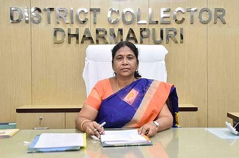 தருமபுரி மாவட்ட ஆட்சியர் கி.சாந்தி