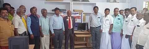 அரசுப் பள்ளியில் அதிநவீன வகுப்பறை திறப்பு