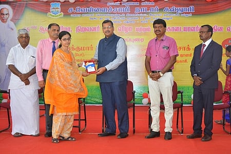 மதுரை நா.ம.ச.ச.வெள்ளைச்சாமி நாடாா் கல்லூரி ஆண்டு விழா