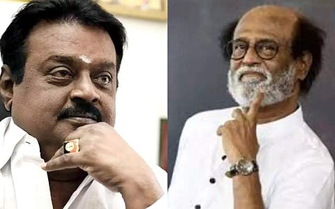 பழையபடி கேப்டனாக கர்ஜிக்க வேண்டும் -  விஜயகாந்த்துக்கு ரஜினிகாந்த் வாழ்த்து