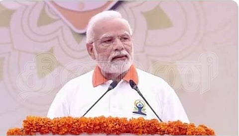 இந்த உலகத்துக்கே அமைதியைத் தருகிறது யோகா: பிரதமர் மோடி