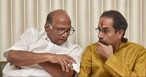 சரத் பவார் - உத்தவ் தாக்கரே