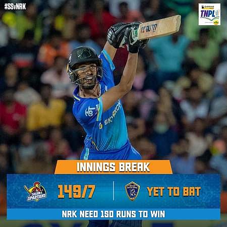 டிஎன்பிஎல்: நெல்லைக்கு 2-ஆவது வெற்றி