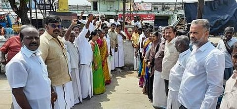 மன்னார்குடியில் முன்னாள் முதல்வர் மு.கருணாநிதி பிறந்த நாள் விழா 