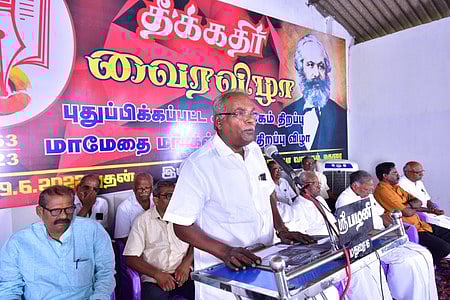 மதுரையில் தீக்கதிா் நாளிதழ் வைரவிழா: மாா்க்சிஸ்ட் கம்யூனிஸ்ட் தலைவா்கள் பங்கேற்பு
