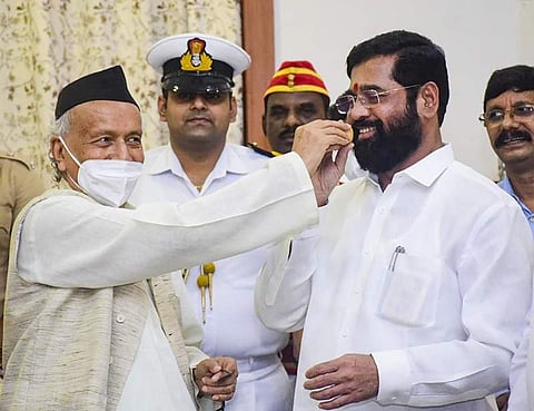 திடீர் திருப்பம்: ஆளுநருடன் சந்திப்பு; முதல்வராகிறார் ஏக்நாத் ஷிண்டே