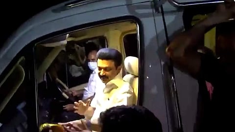 நலத்திட்ட உதவிகள் வழங்கும் நிகழ்ச்சி: மு.க.ஸ்டாலினுக்கு உற்சாக வரவேற்பு