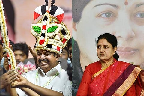 எடப்பாடி பழனிசாமி, சசிகலா